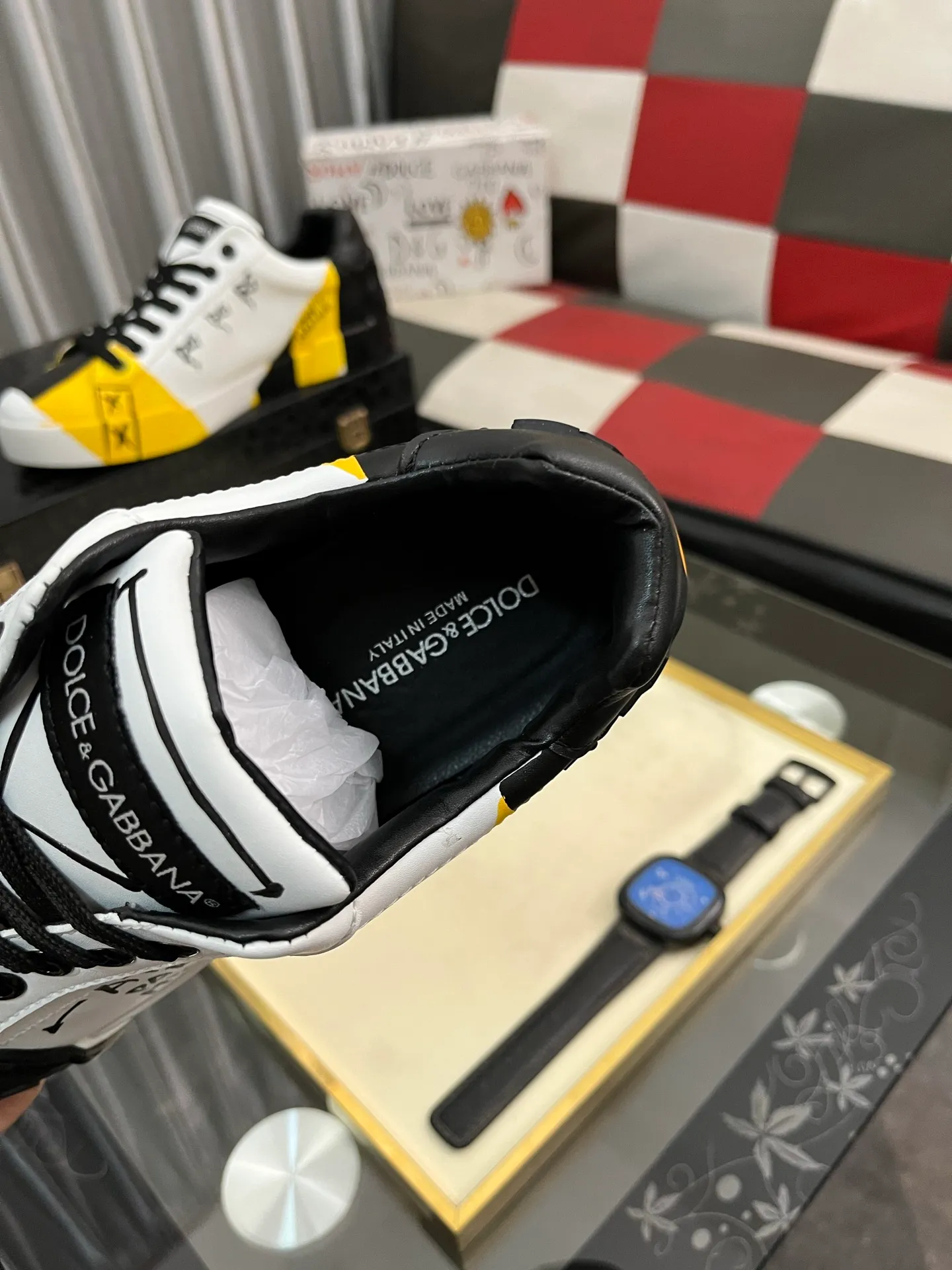 Men's men's shoes💰480⌚️⌚️【DG～】couple casual shoes, on sale simultaneously in 2025z cabinet 🔶Size: 35-46#️⃣ 2 colors 🔜The upper is made of multi-material splicing ➕Mesh lining, comfortable and breathable, sole: original comfortable and wear-resistant outsole, ⚠️Photographed in real life🎬The real thing is better📢📢📢